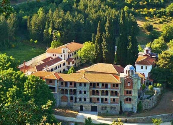 Big Blue Hotel is near the Monasteries of Panagia Xenia